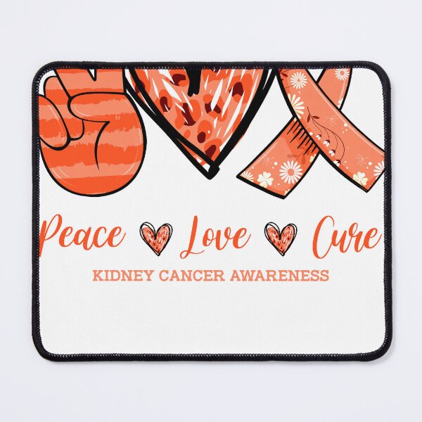 Item preview, Peace Love Cure Kidney Cancer Awareness Caring Support Shirt designed and sold by Master Jay.