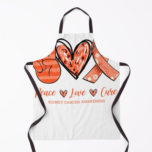 Item preview, Peace Love Cure Kidney Cancer Awareness Caring Support Shirt designed and sold by Master Jay.