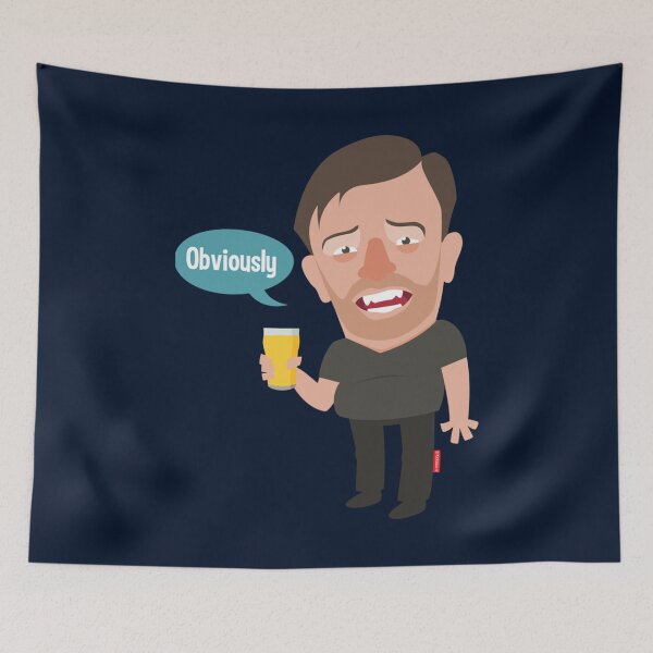 Item preview, Ricky Gervais   designed and sold by amytheillustra.