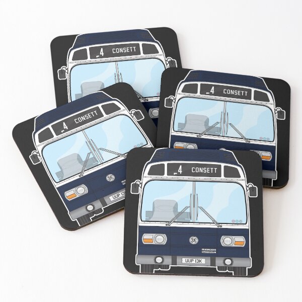 Item preview, Sunderland and District Leyland National mk1 UUP13K Retro Illustration designed and sold by BFXIII.