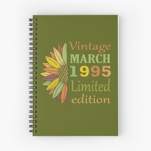 Item preview, vintage march 1995 limited edition, 27 Year Old Gifts Vintage 1995 Limited Edition 27th Birthday designed and sold by SimoSaladain.