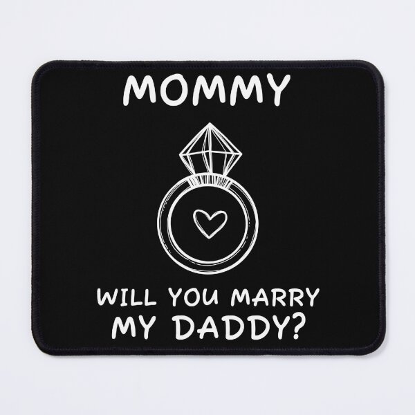 Item preview, Mommy will you marry my daddy marriage proposal baby onesie designed and sold by Tiny-Piggy.