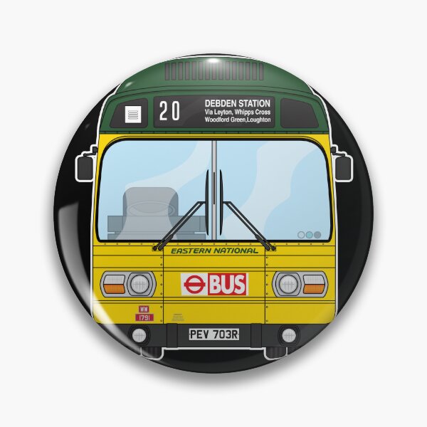 Item preview, Eastern National Leyland National mk1 1791 PEV703R Retro Illustration designed and sold by BFXIII.