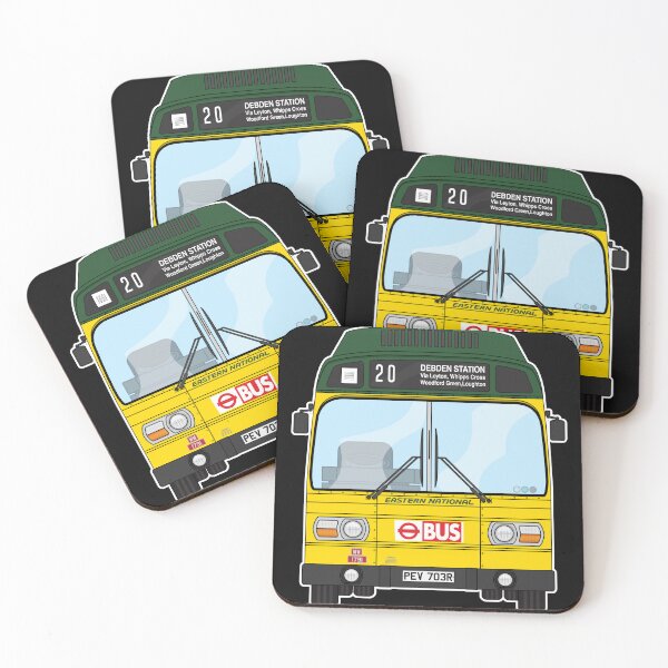 Item preview, Eastern National Leyland National mk1 1791 PEV703R Retro Illustration designed and sold by BFXIII.
