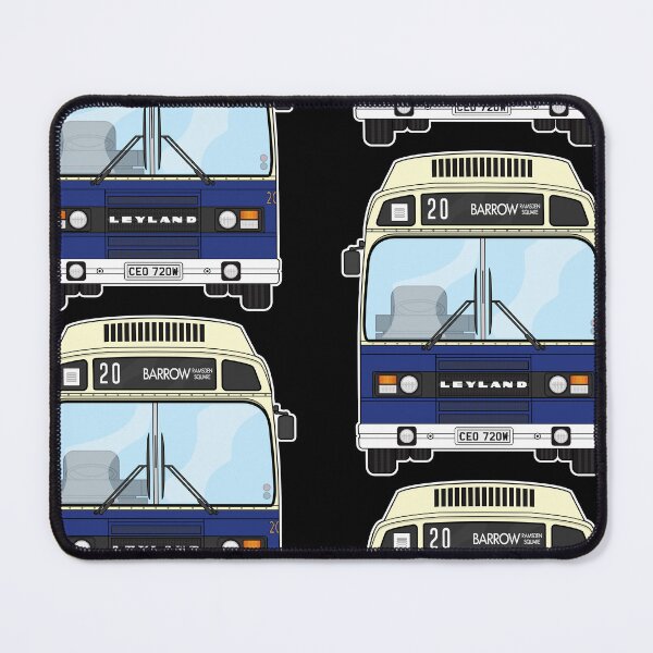 Item preview, Barrow Corporation Leyland National mk2  20 CEO720W  Retro Illustration designed and sold by BFXIII.