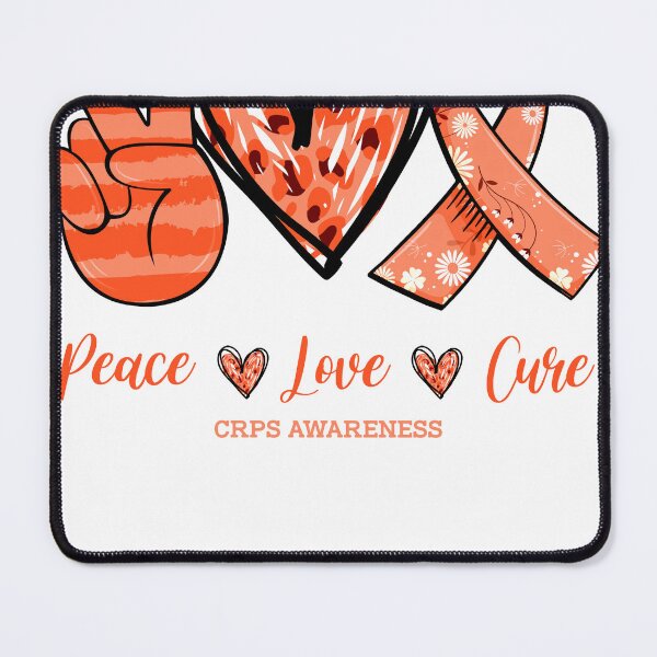 Item preview, Peace Love Cure CRPS Awareness Caring Support Fighting Shirt  designed and sold by Master Jay.