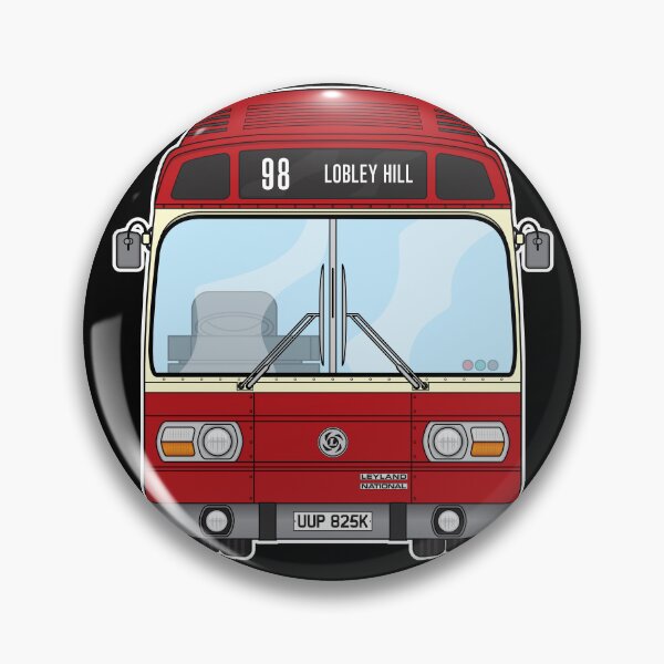 Item preview, Northern Leyland National mk1 UUP825K Retro Illustration designed and sold by BFXIII.