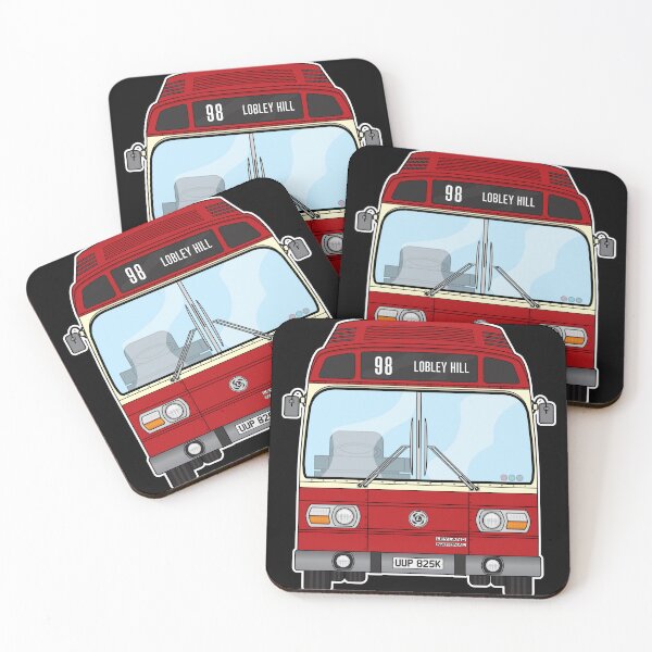 Item preview, Northern Leyland National mk1 UUP825K Retro Illustration designed and sold by BFXIII.