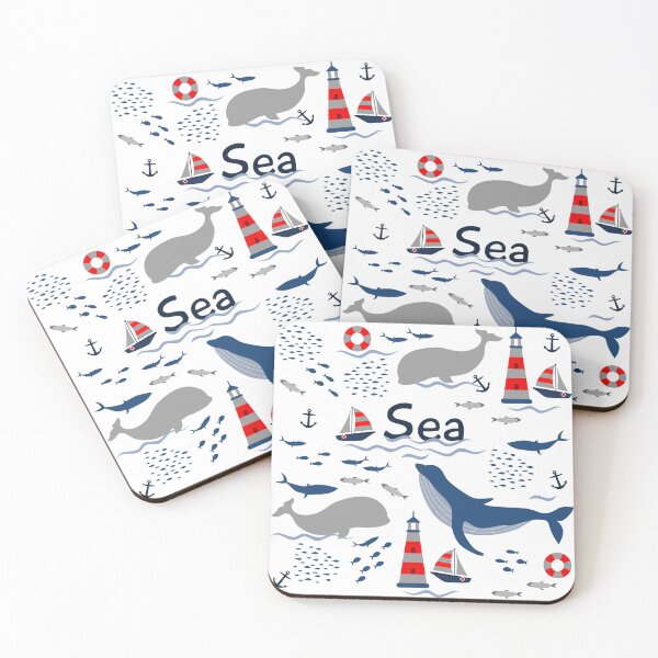 Item preview, Boats and Fishes in The Sea - 1 designed and sold by aisyafar.