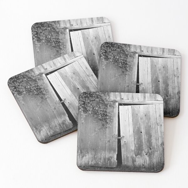 Item preview, Weathered Barn Doors BnW designed and sold by Robert Alsop.