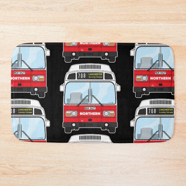 Item preview, Northern Leyland National mk1 MGR942T Retro Illustration designed and sold by BFXIII.