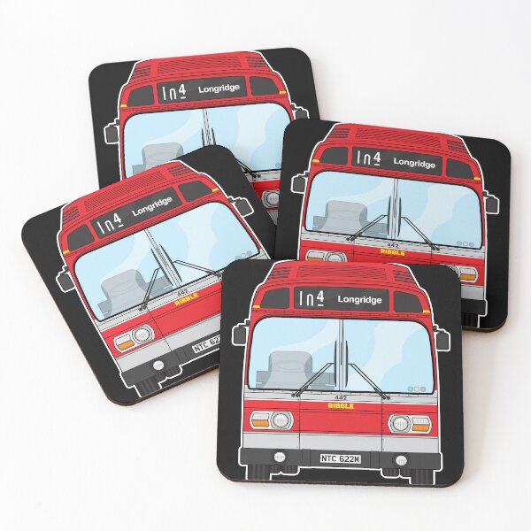 Item preview, Ribble Leyland National mk1 442 NTC622M Retro Illustration designed and sold by BFXIII.