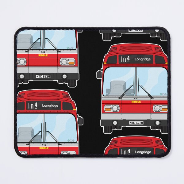 Item preview, Ribble Leyland National mk1 442 NTC622M Retro Illustration designed and sold by BFXIII.