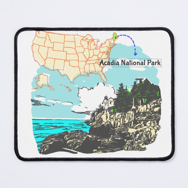Item preview, Acadia National Park designed and sold by SatyaYug.