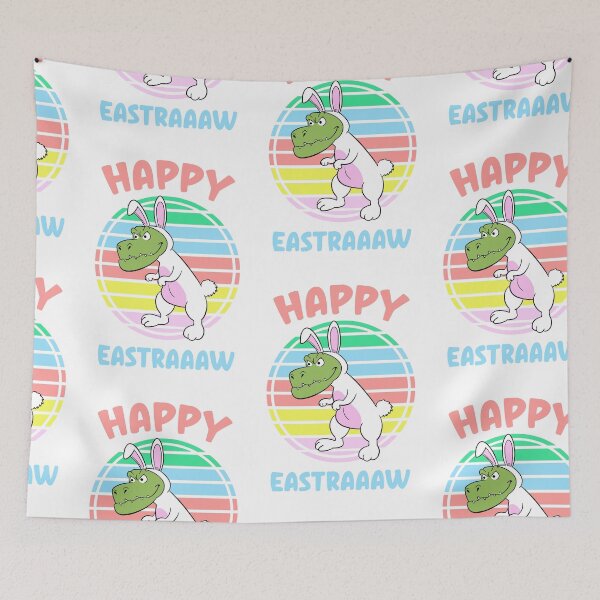 Item preview, Happy Eastraaaw, Bunny Saurus designed and sold by SportyDogShop.
