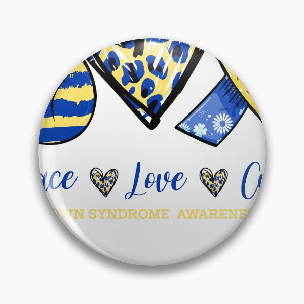 Item preview, Peace Love Cure Down Syndrome Awareness Caring Support Shirt  designed and sold by Master Jay.