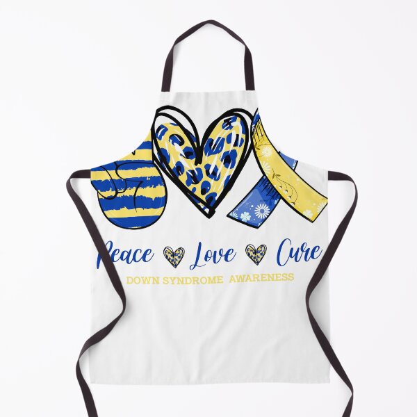 Item preview, Peace Love Cure Down Syndrome Awareness Caring Support Shirt  designed and sold by Master Jay.