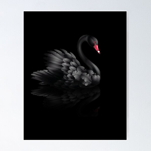 Item preview, Black Swan Art Sticker designed and sold by GalinStickers.