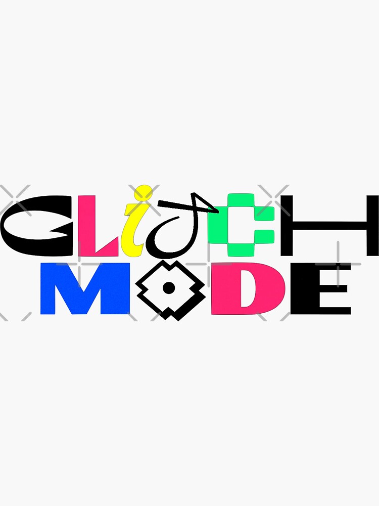 Glitch Mode NCT DREAM Logo Design | Sticker