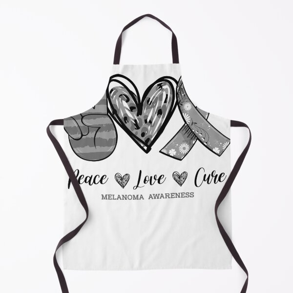 Item preview, Peace Love Cure Melanoma Awareness Caring Support Fighting Shirt designed and sold by Master Jay.