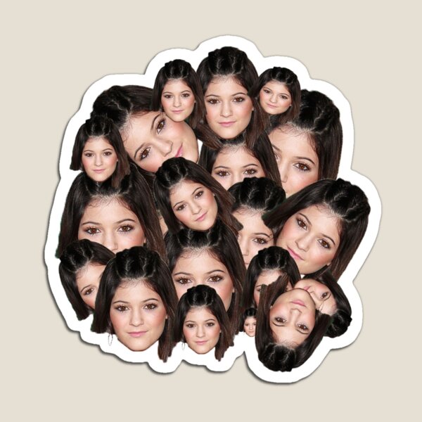 Young Kylie Jenner Collage Magnet