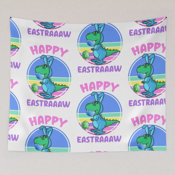 Item preview, Happy Eastraaaw, Bunny Saurus designed and sold by SportyDogShop.