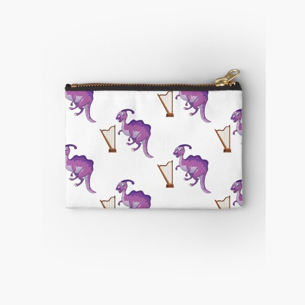 Item preview, Dinosaur Playing Harp ,Funny Good Purple Dinosaur Harp Lovers Art designed and sold by pedrored369.