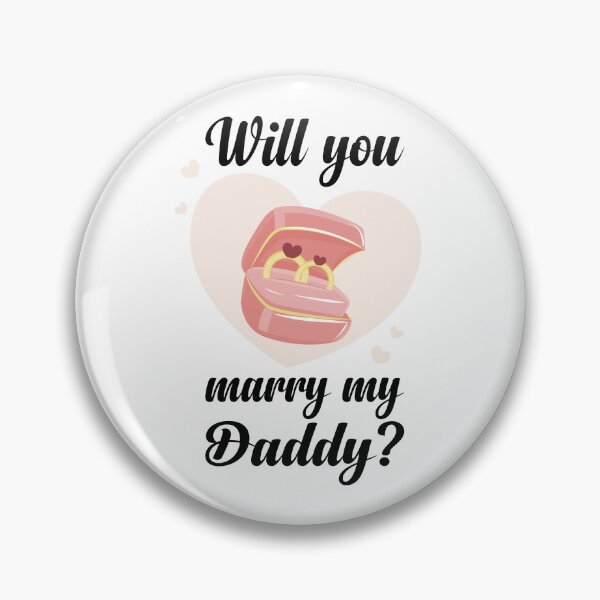 Item preview, Will you marry my daddy marriage proposal baby onesie designed and sold by Tiny-Piggy.
