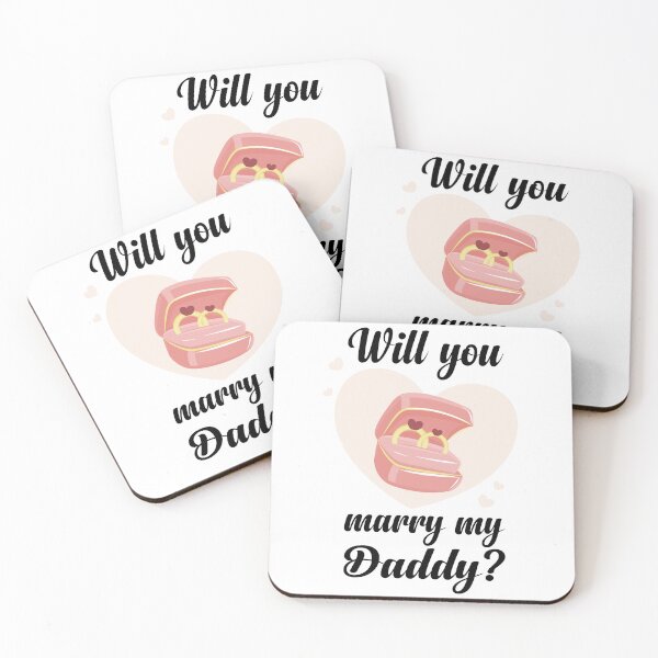 Item preview, Will you marry my daddy marriage proposal baby onesie designed and sold by Tiny-Piggy.