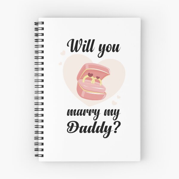 Item preview, Will you marry my daddy marriage proposal baby onesie designed and sold by Tiny-Piggy.