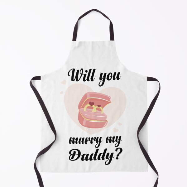 Item preview, Will you marry my daddy marriage proposal baby onesie designed and sold by Tiny-Piggy.