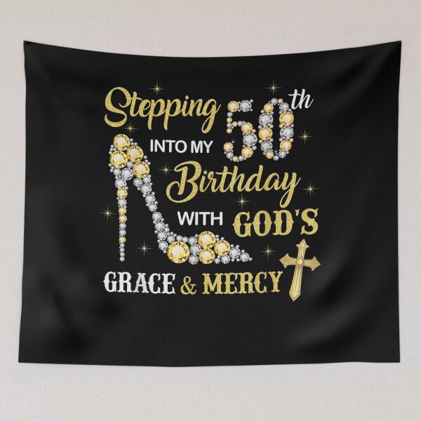 Item preview, Stepping Into My 50th Birthday with God's Grace and Mercy designed and sold by moonligh1996.