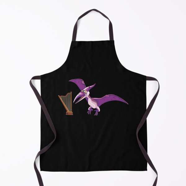 Artikelvorschau, Dinosaurier, der Harfe spielt, lustige gute Dinosaurier-Harfen-Liebhaber-einfaches fliegendes Design entworfen und verkauft von pedrored369.