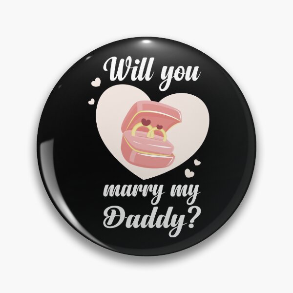 Item preview, Will you marry my daddy marriage proposal baby onesie designed and sold by Tiny-Piggy.