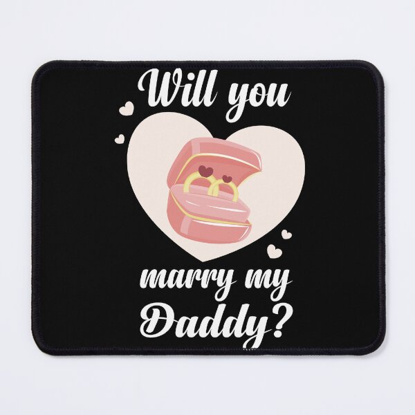 Item preview, Will you marry my daddy marriage proposal baby onesie designed and sold by Tiny-Piggy.