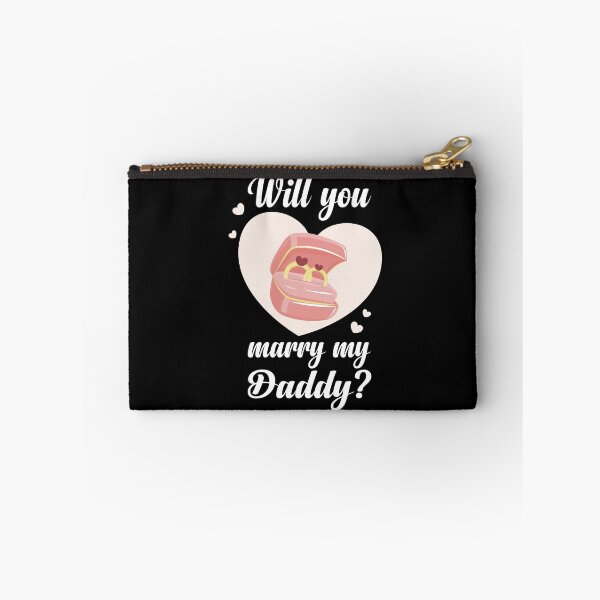 Item preview, Will you marry my daddy marriage proposal baby onesie designed and sold by Tiny-Piggy.
