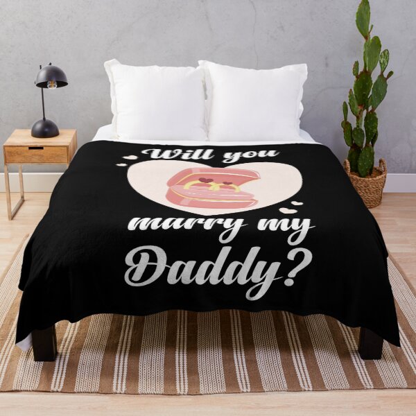 Item preview, Will you marry my daddy marriage proposal baby onesie designed and sold by Tiny-Piggy.