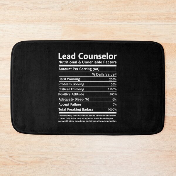 Item preview, Lead Counselor  T Shirt - Nutritional Daily Factors Job Gift Item Tee designed and sold by anthonyodo.