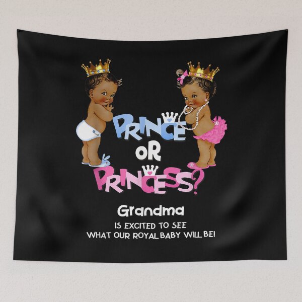 Item preview, Prince or Princess Grandma Ethnic Gender Reveal designed and sold by moonligh1996.