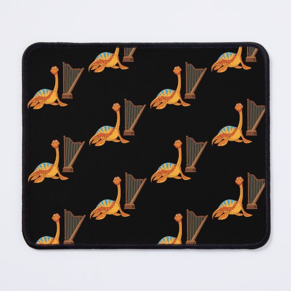 Item preview, Dinosaur Playing Harp ,Funny Good Dinosaur Harp Lovers Cute Orange Design designed and sold by pedrored369.