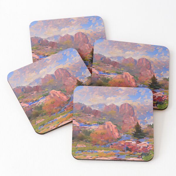 Item preview, Impressionism Painting of Colorado Springs designed and sold by CattlettArt.