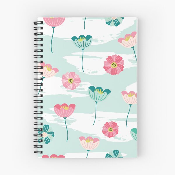 Item preview, Blue spring floral pattern designed and sold by Terelaska.