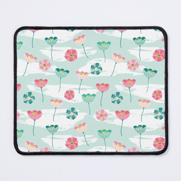 Item preview, Blue spring floral pattern designed and sold by Terelaska.