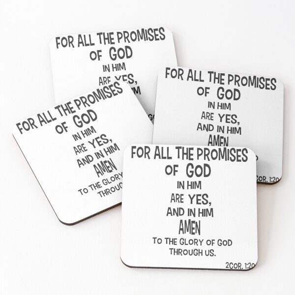 Item preview, FOR ALL THE PROMISES designed and sold by godswordinc.