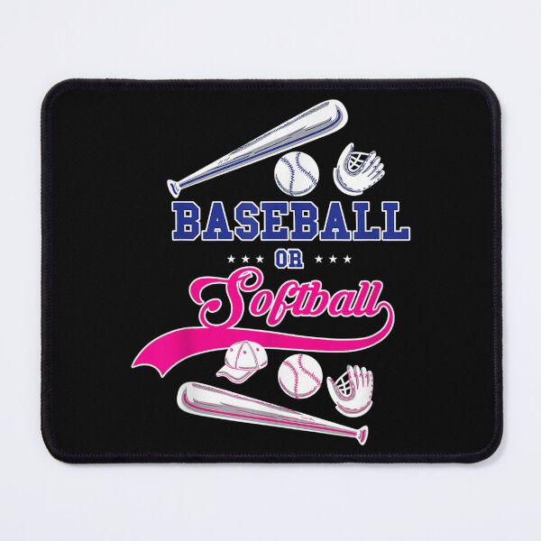 Item preview, Pink or Blue Baseball Or Softball- Baby Shower Gender Reveal designed and sold by moonligh1996.