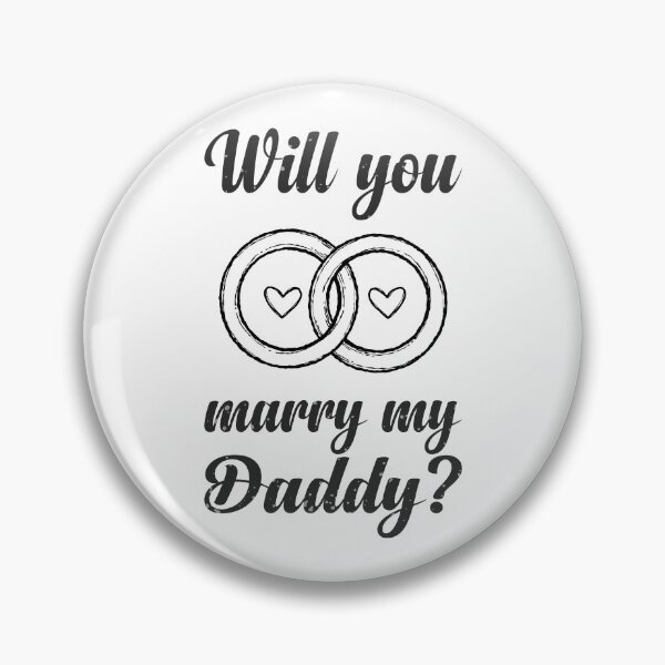 Item preview, Will you marry my daddy marriage proposal baby onesie designed and sold by Tiny-Piggy.