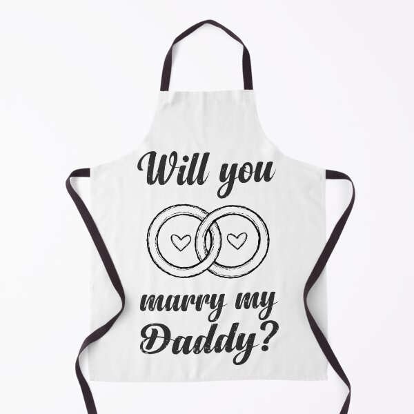 Item preview, Will you marry my daddy marriage proposal baby onesie designed and sold by Tiny-Piggy.