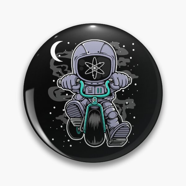 Item preview, Astronaut Cosmos ATOM Coin To The Moon Crypto Token Wallet designed and sold by shannange.