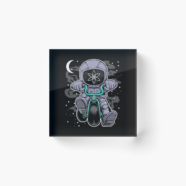 Item preview, Astronaut Cosmos ATOM Coin To The Moon Crypto Token Wallet designed and sold by shannange.