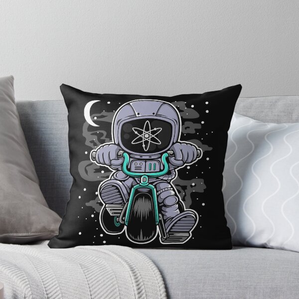 Item preview, Astronaut Cosmos ATOM Coin To The Moon Crypto Token Wallet designed and sold by shannange.